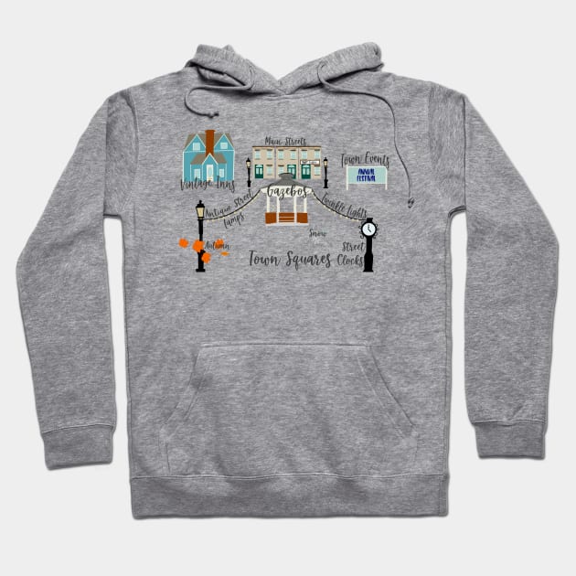 Perfect Towns Hoodie by LetThemDrinkCosmos